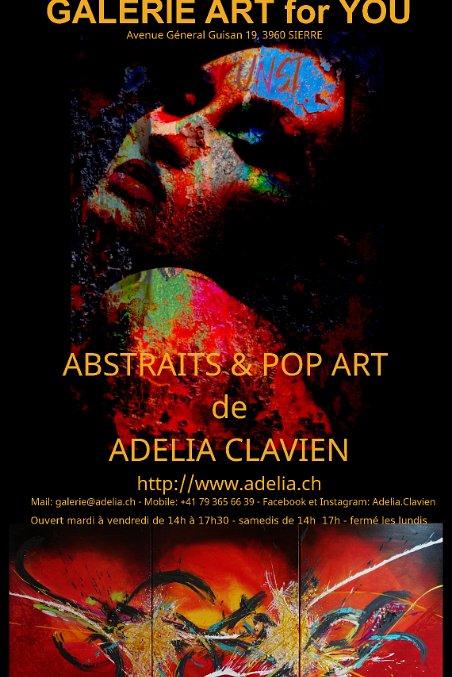 GalerieArtForYou_NEW Inspirée par l’approche libre de l’art, mon travail (autant avec les abstraits que les pop art) consiste à créer des ambiances afin d’offrir au spectateur la...