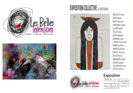 AfficheBellesIntentions Sierre - Exposition collective 