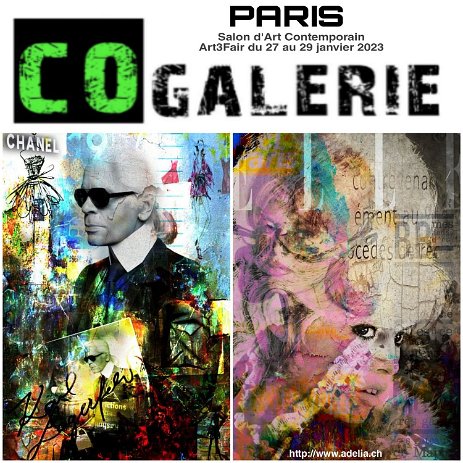 AfficheCoGalerieParis Salon D'Art Contemporain à Paris avec CoGalerie - Exposition collective