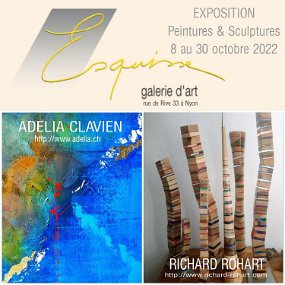 AfficheEsquisse2022 Exposition à la galerie Esquisse à Nyon du 8 au 31 octobre 2022