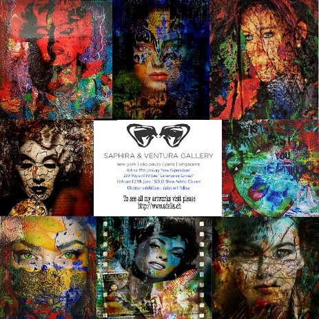 AfficheSaphiraVentura2022 Expositions 2022 à New York chez Saphira & Ventura Gallery - New York USA