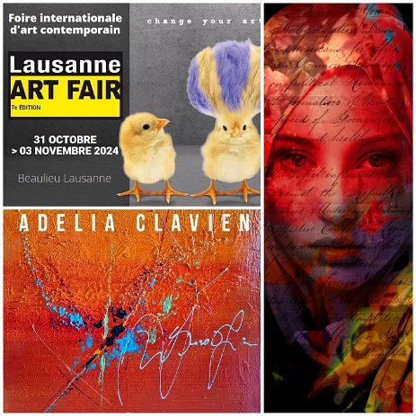 ArtFair2024 LAUSANNE - Art Fair Lausanne avec la Galerie Moshek de Montreux
