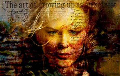 NicoleKidman_Projet1.jpg “Exploring various painting technics, I use my knowledge of photography to create original paintings mixed with photography – New Pop Realism.