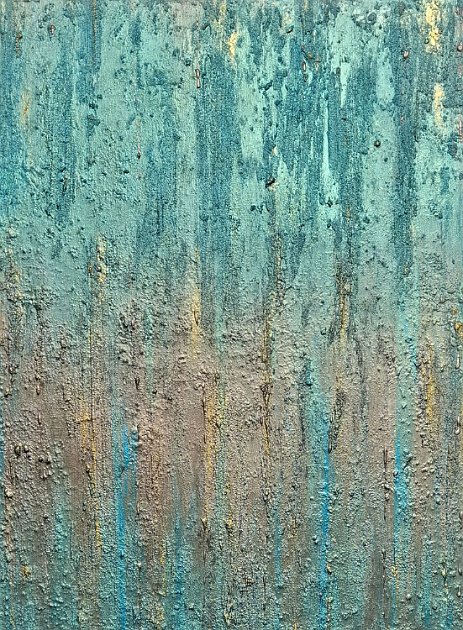 GouttesDOr_100x75 Technic: Acrylics, gesso, marble powder