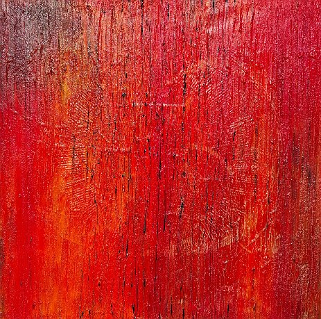 RayonsLumineux_100x100 Technic: Acrylics, gesso, marble powder and bitumen
