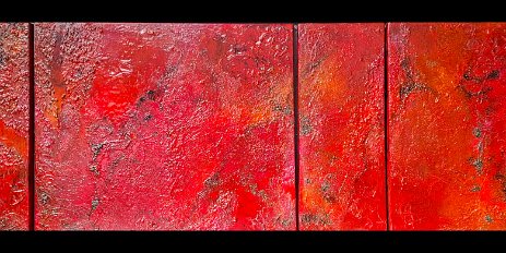 Sunset_150x55 Technic: Acrylics, gesso, marble powder