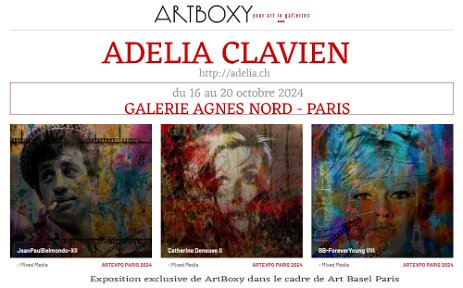 AfficheArtBoxy_Paris2024 PARIS - Du 16 au 20 octobre 2024, dans le cadre de la semaine ART BASEL à Paris, nous organiserons une exposition exclusive ARTBOXY dans le prestigieux quartier...