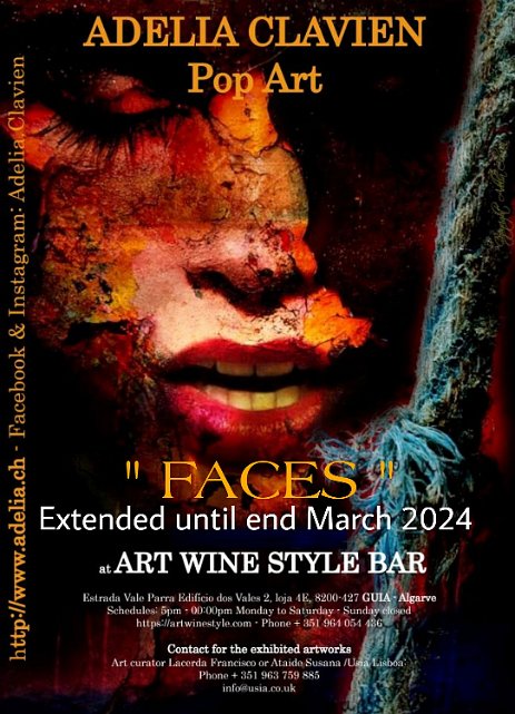 Exposition Pop Art au Art Wine Style Bar à Guia - Algarve Exposition Pop Art au Art Wine Style Bar à Guia - Algarve - Prolongé à fin mars 2024