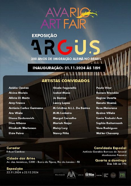 Argus RIO de JANEIRO - Exposition collective du 22.11 au 22.12.2024