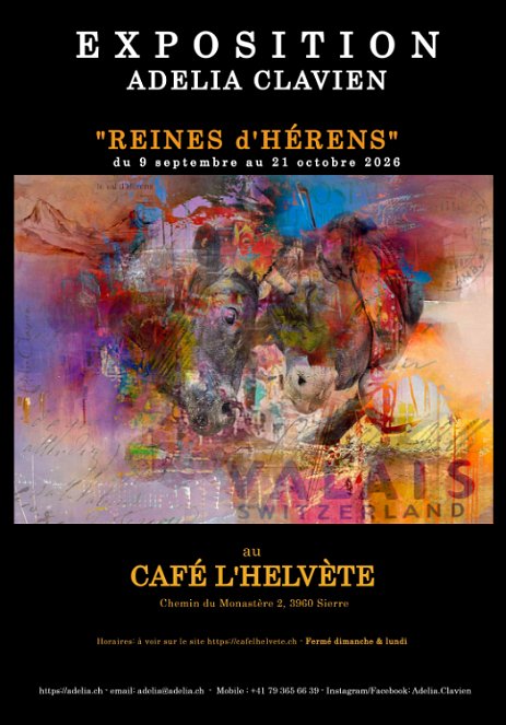 ExpositionReinesHerensCafeHelvetia SIERRE - Exposition 