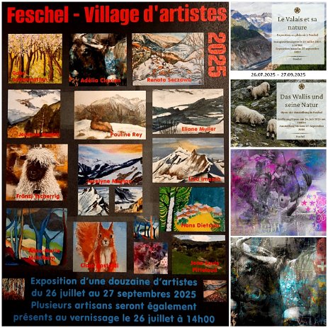 FeschelArt FESCHEL - Exposition collective à Feschel dans le Haut Valais