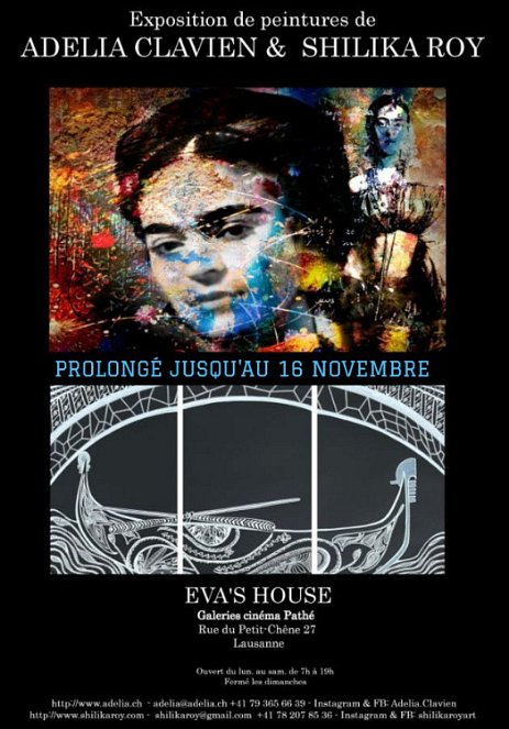 Picsart_23-09-20_11-40-54-831 Exposition avec Shilika Roy chez Ev'as House à Lausanne - prolongé au 16 novembre