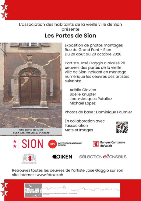 PortesSion Participation à l'exposition de José Gaggio 
