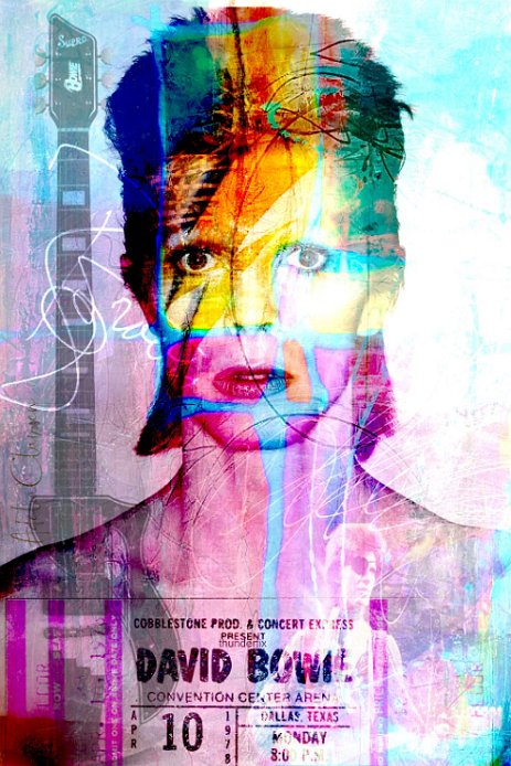 DavidBowieMusicLord_Projet1.jpg “Exploring various painting technics, I use my knowledge of photography to create original paintings mixed with photography – New Pop Realism.