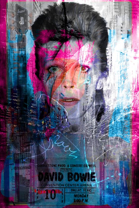 DavidBowieMusicLord_Projet4.jpg “Exploring various painting technics, I use my knowledge of photography to create original paintings mixed with photography – New Pop Realism.