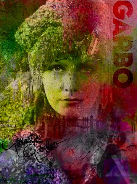 GretaGarbo_LaMisterieuse_Projet6.jpg “Exploring various painting technics, I use my knowledge of photography to create original paintings mixed with photography – New Pop Realism.
