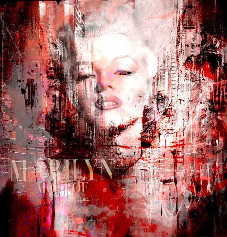 Marylin_TheBeautifulLady_Projet9.jpg “Exploring various painting technics, I use my knowledge of photography to create original paintings mixed with photography – New Pop Realism.